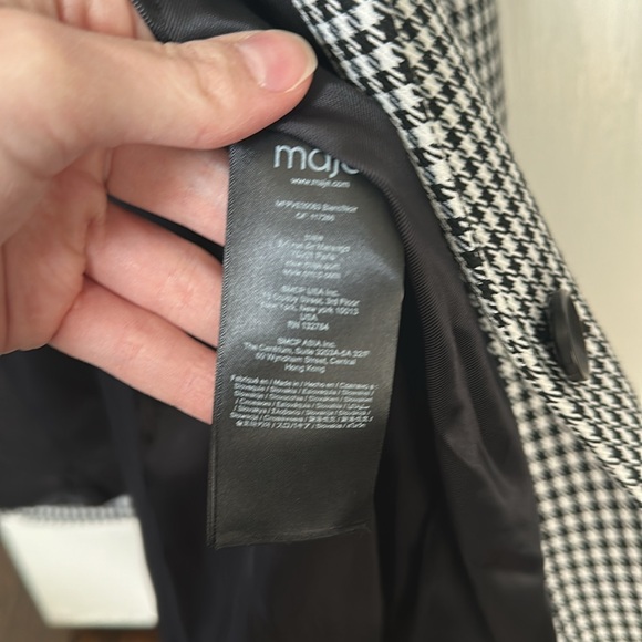 Maje houndstooth blazer nwot - Picture 3 of 4
